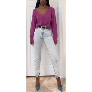 Light Stonewashed Mom Jeans